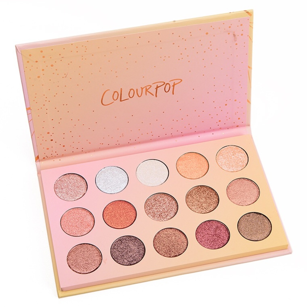 COLOURPOP Golden State of mind palette.